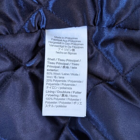 J. Crew Black Lodge Coat in Italian stadium-cloth wool, size 4 and NWT - Picture 8 of 11